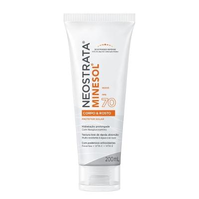 Protetor Solar Neostrata Minesol Corpo E Rosto Fps 70 200ml