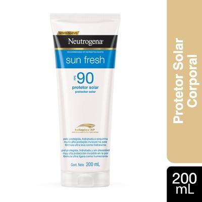 Protetor Solar Neutrogena Sun Fresh Fps 90 200ml