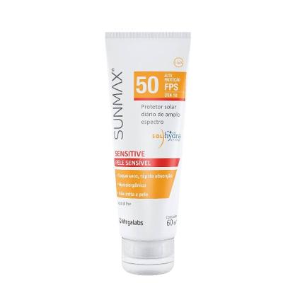 Protetor Solar Sunmax Sensitive Pele Sensível Fps 50 60ml