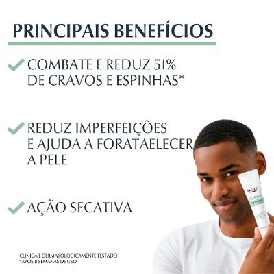 Creme Facial Eucerin Dermopure Ação Renovadora Antiacne 40ml