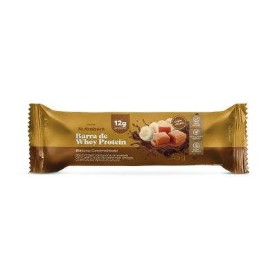 Barra De Proteína Banana Caramelizada Panvel Nutrabem 45g