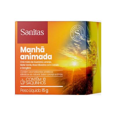 Chá Sanitas Manhã Animada 15g 10 Saquinhos