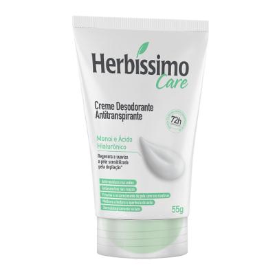 Desodorante Em Creme Herbíssimo Monoi E Ácido Hialurónico 55g