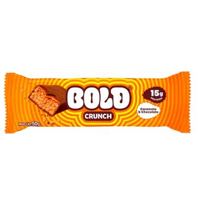 Barra De Proteína Bold Crunch Caramelo & Chocolate 50g