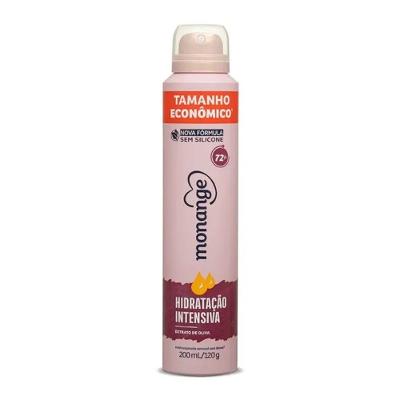 Desodorante Aerossol Antitranspirante Monange Hidratação Intensiva 200ml
