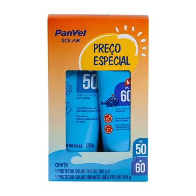 Kit Protetor Solar Fps50 200g + Kids Fps60 100g