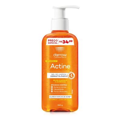 Gel De Limpeza Facial Actine Promocional 140g
