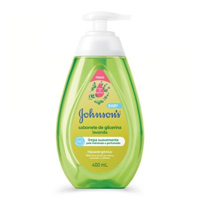 Sabonete Líquido Johnsons Baby Glicerina Lavanda 400ml