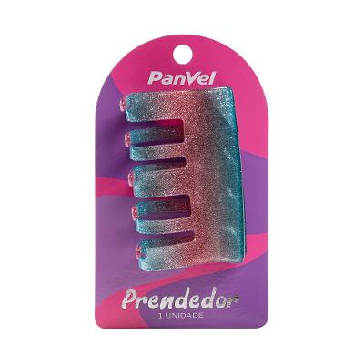 Piranha Média De Acrílico Com Glitter Multicorida Panvel Cosmic Make Up