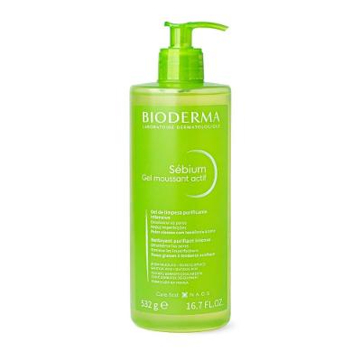 Gel De Limpeza Facial Purificante Intensivo Bioderma Sébium Gel Moussant Actif 500ml