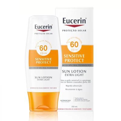 Protetor Solar Facial Eucerin Sensitive Protect Sun Lotion Fps60 150ml