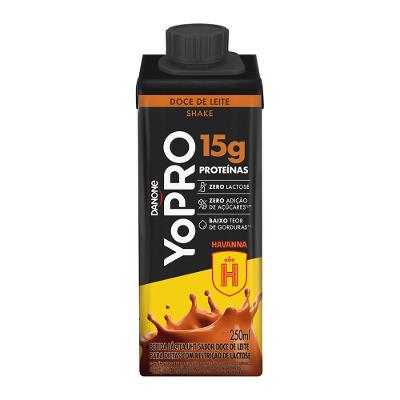 Yopro Bebida Láctea Uht Doce De Leite Havanna 15g De Proteínas 250ml