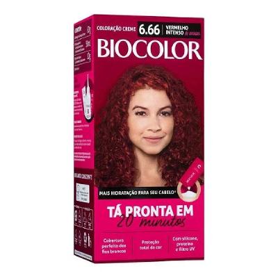 Mini Kit Tinta De Cabelo Biocolor Vermelho Intenso De Arrasar 6.66