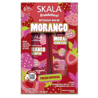 Kit Skala Morango Shampoo 325ml + Condicionador 325ml
