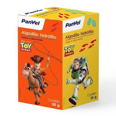 Algodão Hidrófilo Toy Story Panvel 25g