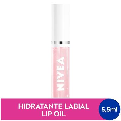 Hidratante Labial Nutritivo Nivea Lip Oil Natural Glow 5,5ml