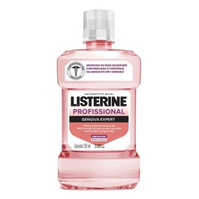 Enxaguante Bucal Listerine profissional Gengiva Expert 250ml