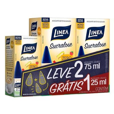 Pack Promocional 2 Adocante Liquido 75ml (grátis 25 Ml)