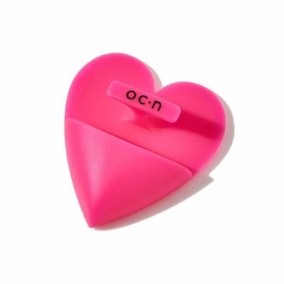 Esponja De Limpeza Facial Oceane Heart Pink