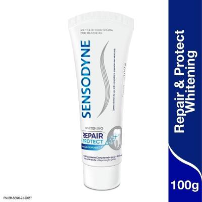 Creme Dental Sensodyne Repair & Protect Whitening Reparação Mais Forte Para Dentes Sensíveis 100g