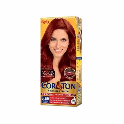 Tintura Niely Cor E Ton Poderosa De Carmim 6.66