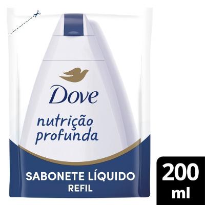 Sabonete Líquido Dove Nutrição Profunda Refil 200ml