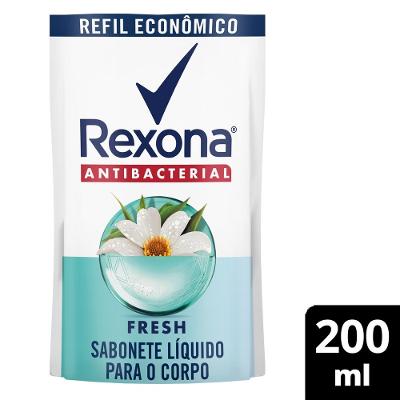 Sabonete Líquido Rexona Antibacterial Fresh 200ml Refil