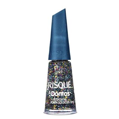 Esmalte Risqué & Doritos Glitter Ousadia Na Ponta Dos Dedos 8ml