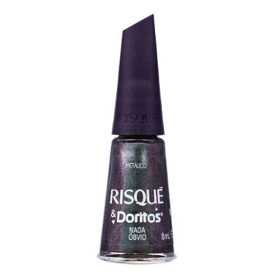 Esmalte Risqué & Doritos Metálico Nada Óbvio 8ml