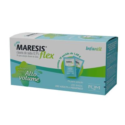 Maresis Flex Lavagem Nasal Alto Volume Frasco + 15 Sachês 1,08g