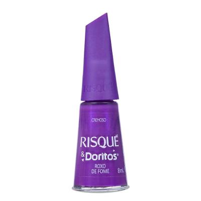 Esmalte Risqué & Doritos Cremoso Roxo De Fome 8ml