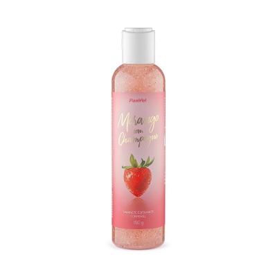 Sabonete Líquido Esfoliante Corporal Panvel Morango Com Champagne 190g