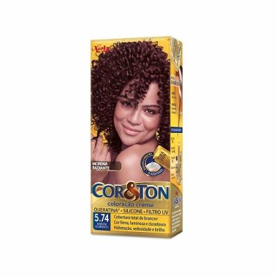 Tintura Permanente Corton 5.74 Marrom Acobreado