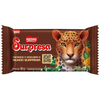 Chocolate Nestlé Surpresa Ao Leite 20g