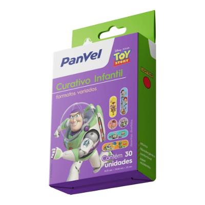 Curativo Buzz Lightyear Panvel Toy Story 30 Unidades