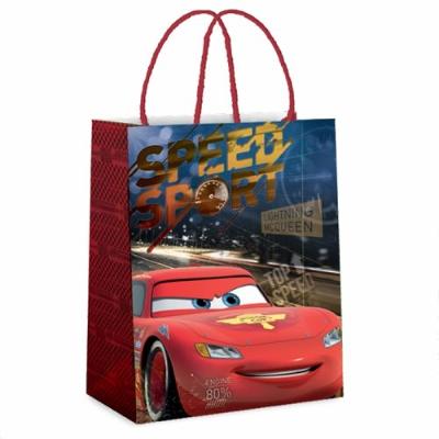 Sacola Papel Cromus M Carros 26cm X 19,5cm X 9,5cm