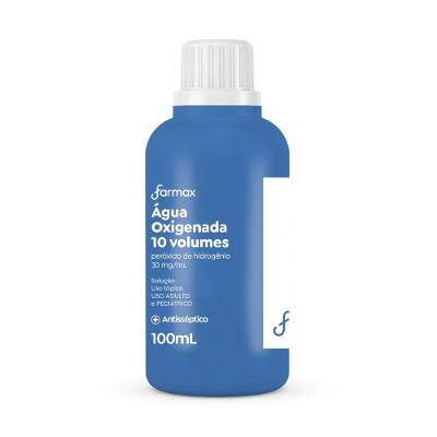 Agua Oxigenada Antisseptico 10 Volumes Farmax 100ml