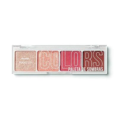 Paleta Sombras Colors Panvel Make Up Rose