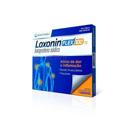 Loxonin Flex 100mg 7 Adesivos