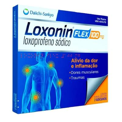 Loxonin Flex 100mg 3 Adesivos