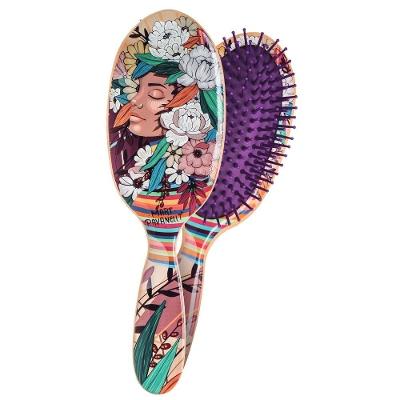 Escova Para Cabelo Belliz Florescer Oval