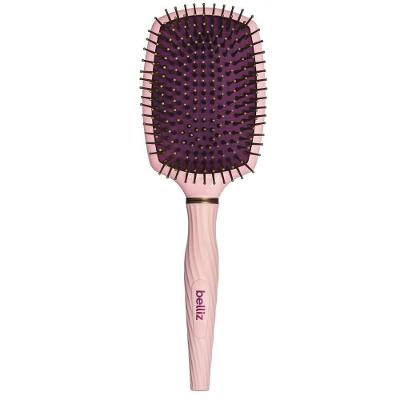 Escova De Cabelo Belliz Raquete Pink Cassis