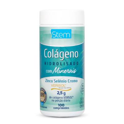 Colágeno Verisol 2,5g Stem + Minerais 100 Cápsulas