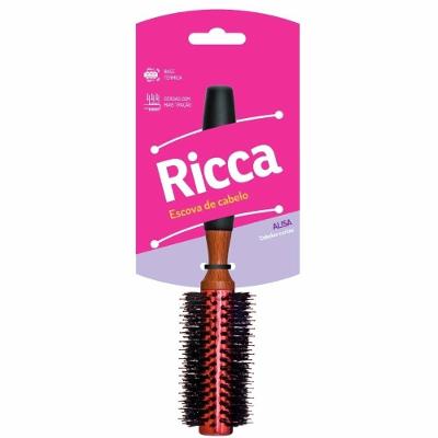 Escova De Cabelo Ricca Color Metal 23