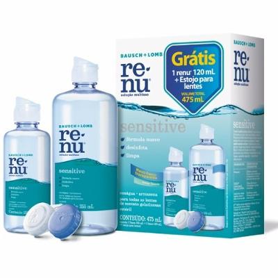 Renu Sensitive Kit 355ml+120ml+estojo