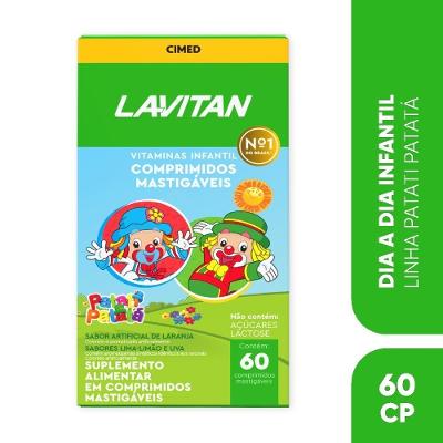 Multivitamínico Infantil Lavitan Com 60 Comprimidos Mastigáveis