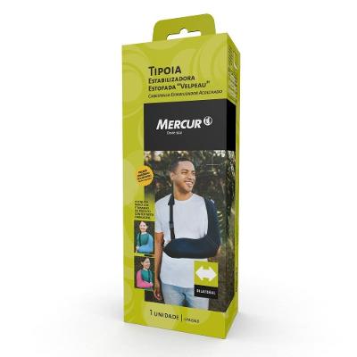 Tipoia Estabilizadora Estofada Velpeau Mercur Infantil Azul 3-6 Anos
