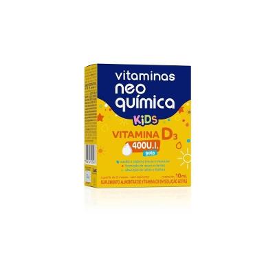 Vitamina D Kids Neo Quimica 400ui Gotas 10ml