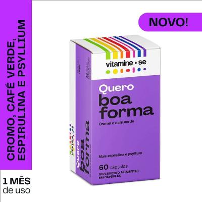 Quero Boa Forma Vitamine-se Pote 60 Capsulas