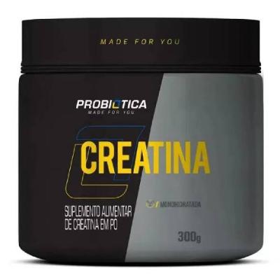 Creatina Pura Probiótica Pote 300g